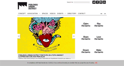 Desktop Screenshot of poblenouurbandistrict.com